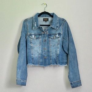 Risen Cropped Denim Jacket
